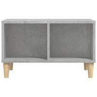 Tavolino Salotto Grigio Cemento 60x50x36,5 cm Legno Multistrato