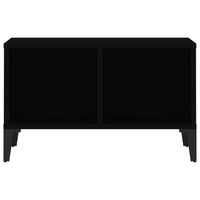 Tavolino da Salotto Nero 60x50x36,5 cm in Legno Multistrato cod mxl 20320