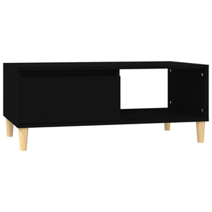 Tavolino da Salotto Nero 90x50x36,5 cm in Legno Multistrato cod mxl 6057