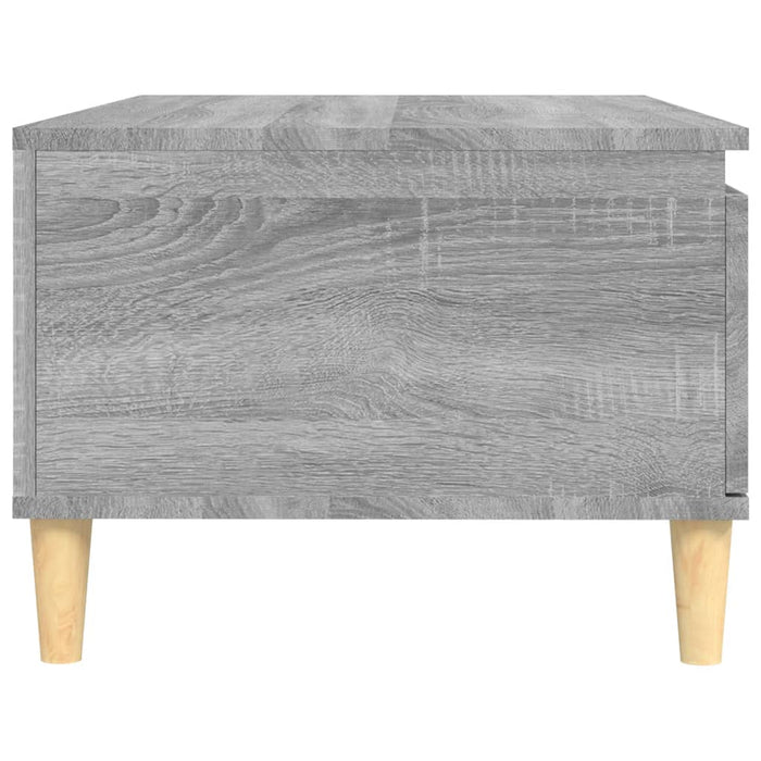 Tavolino Salotto Grigio Sonoma 90x50x36,5 cm Legno Multistrato cod mxl 27334