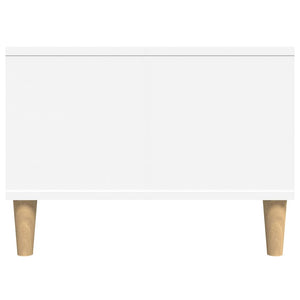 Tavolino da Salotto Bianco 90x50x36,5 cm in Legno Multistrato