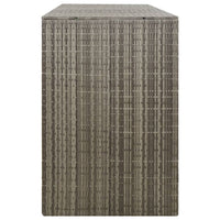 Copribidone Triplo Grigio 207x80x117 cm in Polyrattan 319866