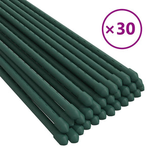 Supporti per Piante da Giardino 30 pz Verde 90 cm Acciaio 319368