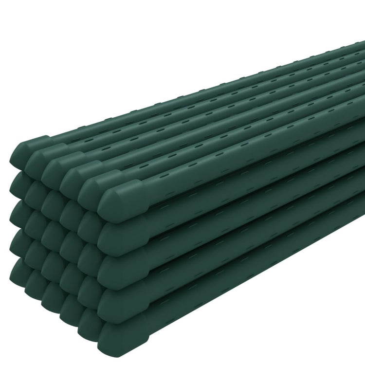 Supporti per Piante da Giardino 30 pz Verde 90 cm Acciaio 319368