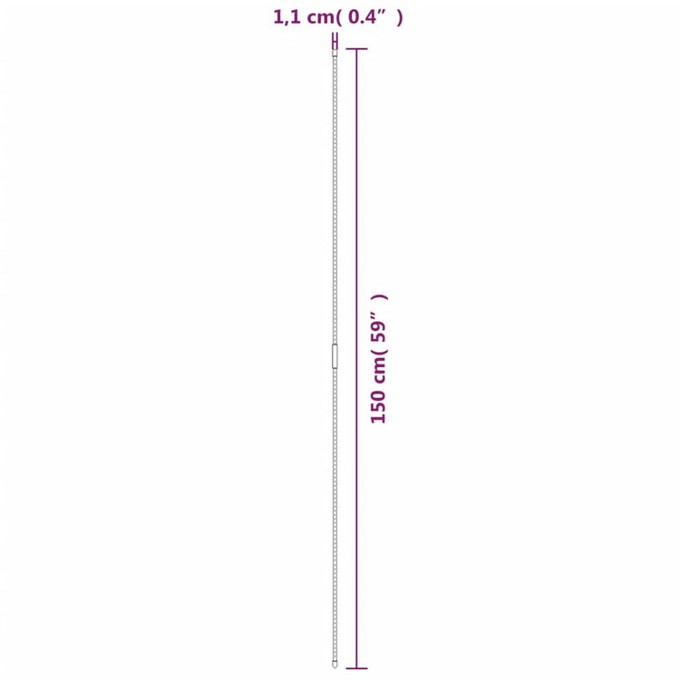 Supporti per Piante da Giardino 30 pz Verde 150 cm Acciaio 319370