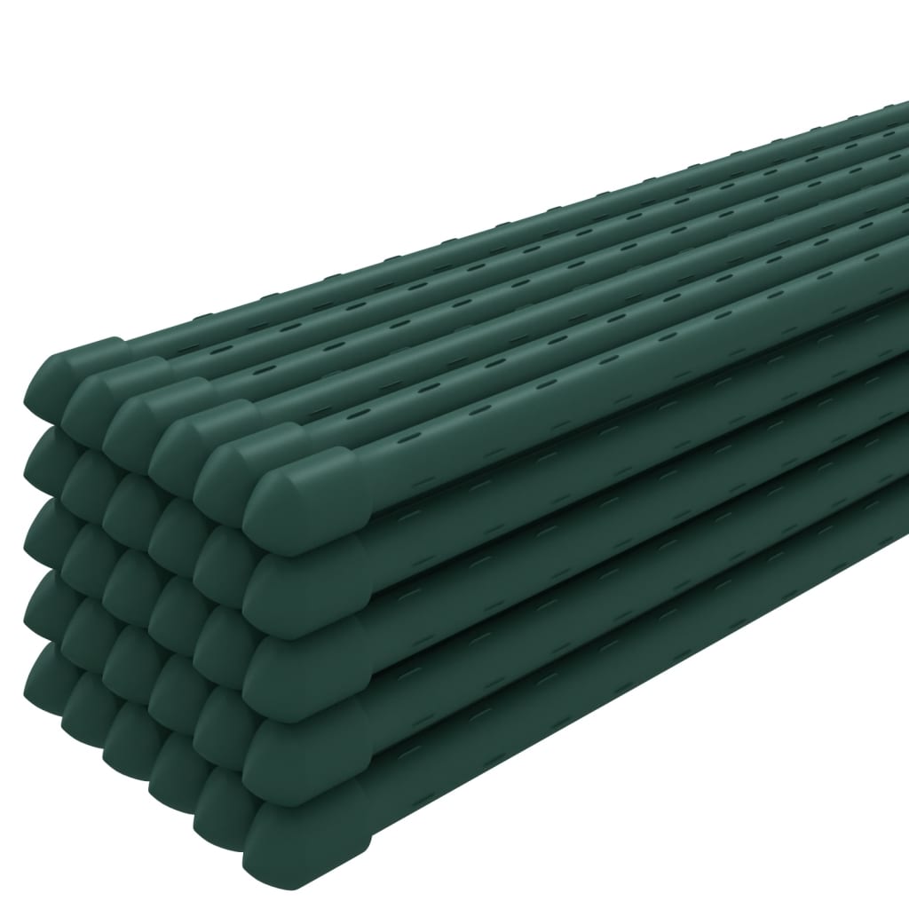 Supporti per Piante da Giardino 30 pz Verde 180 cm Acciaio 319371