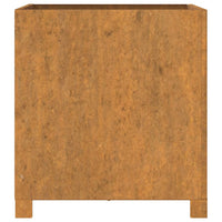 Fioriera con Gambe Ruggine 49x47x50 cm Acciaio Corten 823682