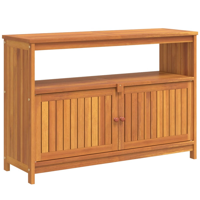 Tavolo Consolle da Giardino 110x35x75 cm Legno Massello Acacia 319697