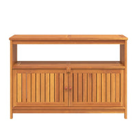 Tavolo Consolle da Giardino 110x35x75 cm Legno Massello Acacia 319697