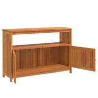 Tavolo Consolle da Giardino 110x35x75 cm Legno Massello Acacia 319697