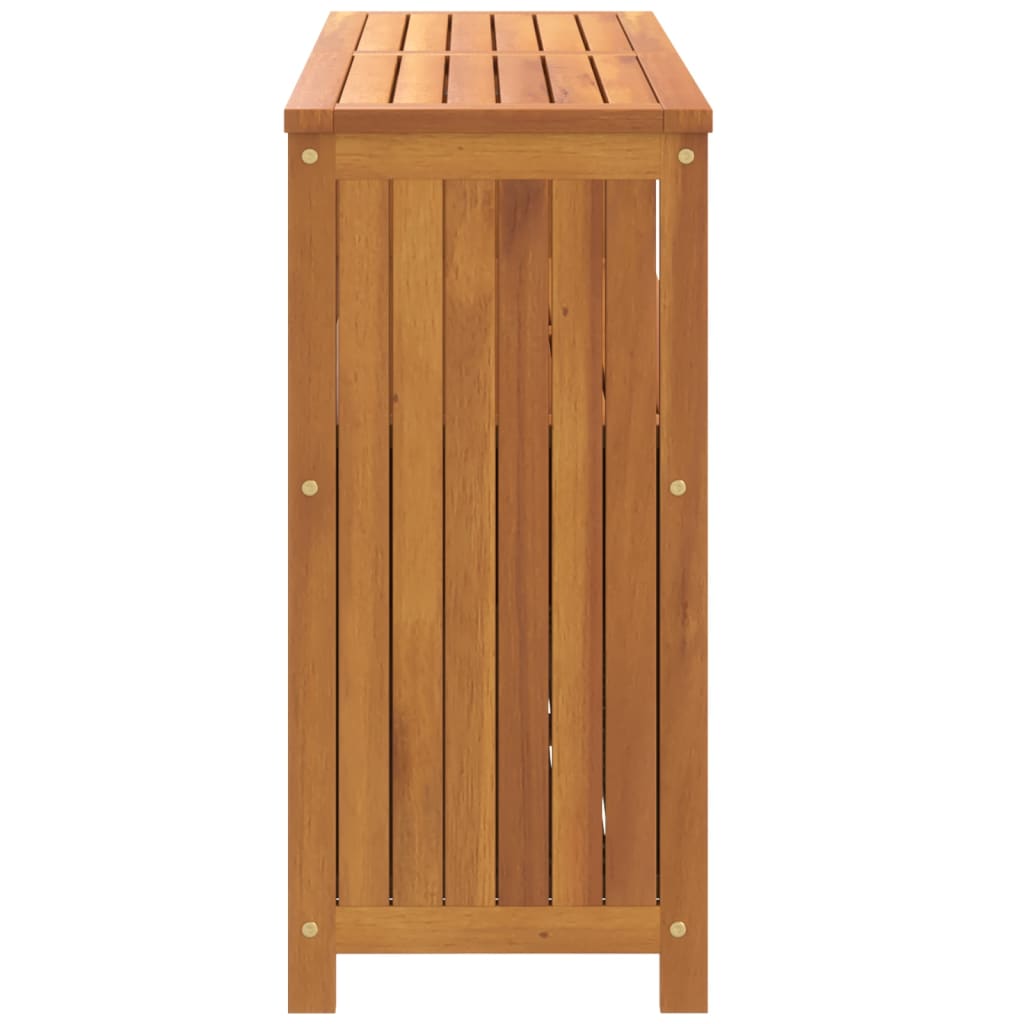 Tavolo Consolle da Giardino 110x35x75 cm Legno Massello Acacia 319697