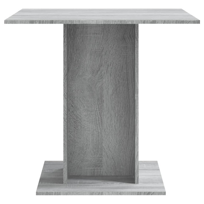 Tavolo da Pranzo grigio sonoma 80x80x75 cm in Legno Multistrato