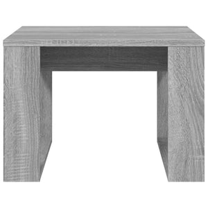 Tavolino Grigio Sonoma 50x50x35 cm in Legno Multistrato 825826