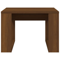 Tavolino da Salotto Rovere Marrone 50x50x35cm Legno Multistrato 825827