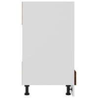 Mobile da Forno Rovere Fumo 60x46x81,5 cm in Legno Multistrato cod mxl 77686