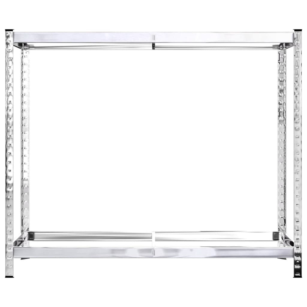 Portapneumatici a 2 Livelli 4pz Argento 110x40x110cm in Acciaio cod mxl 44203