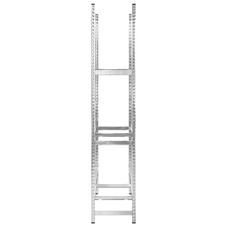 Portapneumatici a 3 Strati 3 pz Argento 110x40x200cm in Acciaio cod mxl 63052