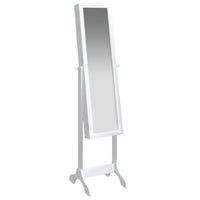 Specchio Autoportante Bianco 34x37x146 cmcod mxl 79298