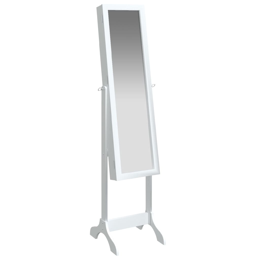 Specchio Autoportante Bianco 34x37x146 cm 351763