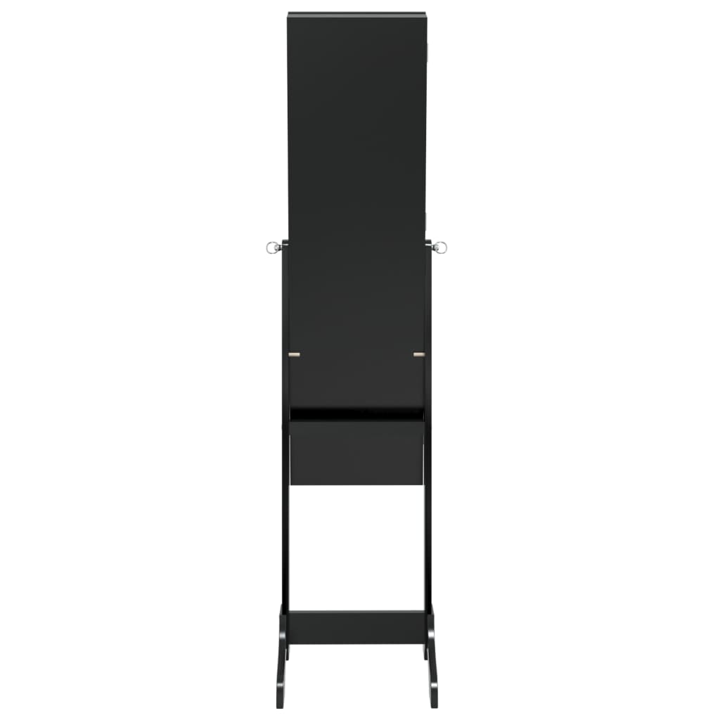 Specchio Autoportante Nero 34x37x146 cm 351764