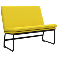 Panca Giallo Chiaro 100x75x76 cm in Tessuto 351329