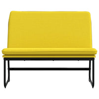 Panca Giallo Chiaro 100x75x76 cm in Tessuto 351329