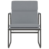 Sedia Lounge Grigio Chiaro 55x64x80 cm in Tessuto 351342