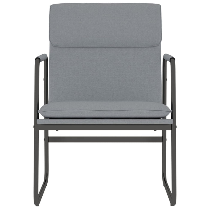 Sedia Lounge Grigio Chiaro 55x64x80 cm in Tessuto 351342