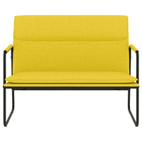 Panca Giallo Chiaro 100x64x80 cm in Tessuto 351359