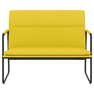 Panca Giallo Chiaro 100x64x80 cm in Tessuto 351359