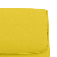 Panca Giallo Chiaro 100x64x80 cm in Tessuto 351359