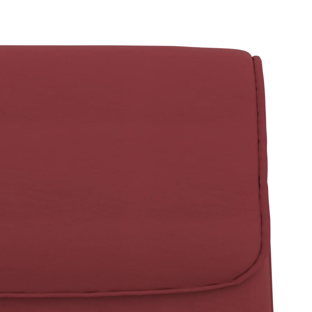 Panca Rosso Vino 100x64x80 cm in Similpelle 351370