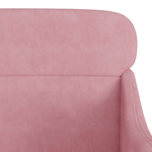 Poltrona Rosa 63x76x80 cm Velluto 351439