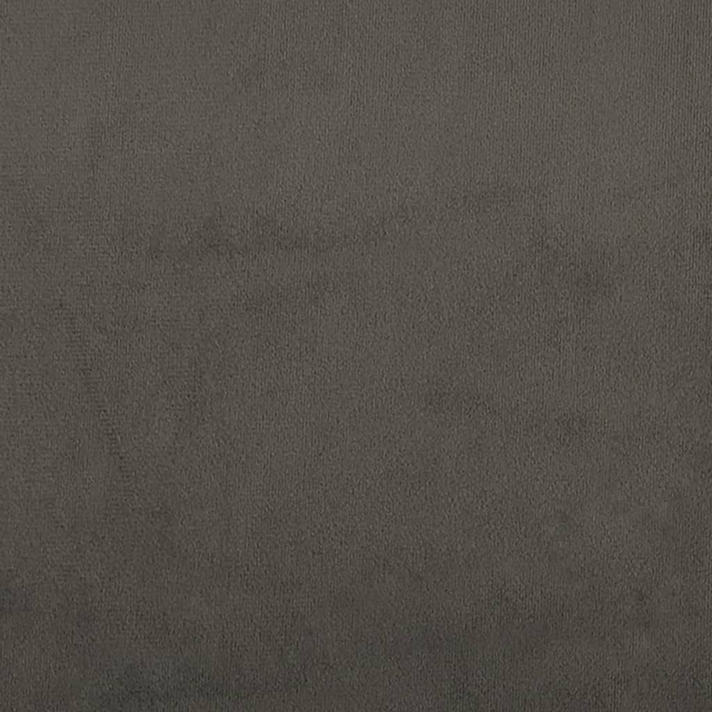 Poltrona Grigio Scuro 63x76x80 cm Velluto cod mxl 14027