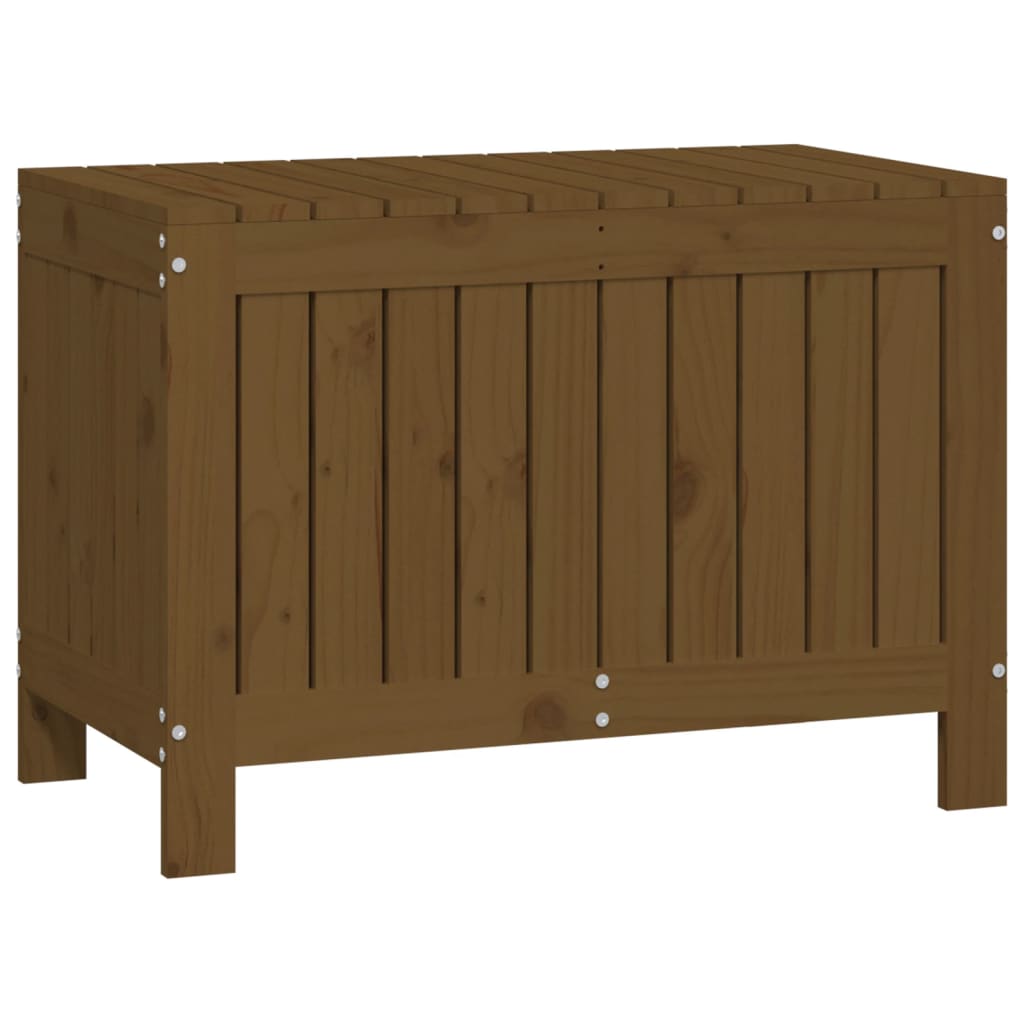 Contenitore da Giardino Ambra 76x42,5x54 cm Legno Massello Pino 823825