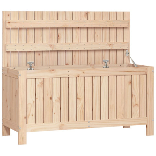 Contenitore da Giardino 108x42,5x54 cm Legno Massello di Pino 823829