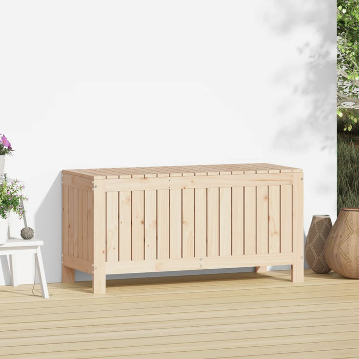 Contenitore da Giardino 108x42,5x54 cm Legno Massello di Pino 823829