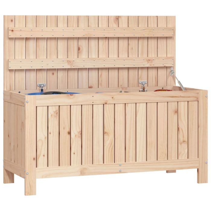 Contenitore da Giardino 108x42,5x54 cm Legno Massello di Pino 823829