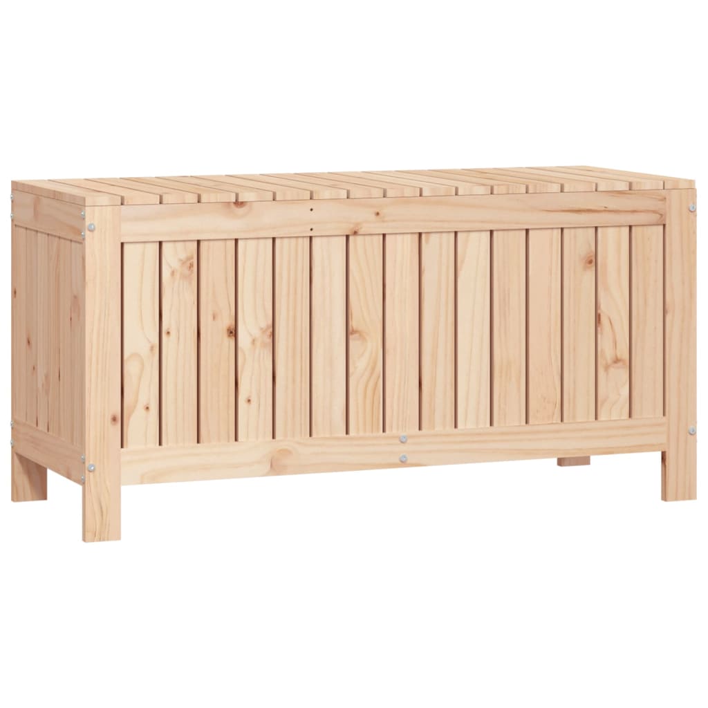 Contenitore da Giardino 108x42,5x54 cm Legno Massello di Pino 823829