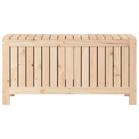 Contenitore da Giardino 108x42,5x54 cm Legno Massello di Pino 823829