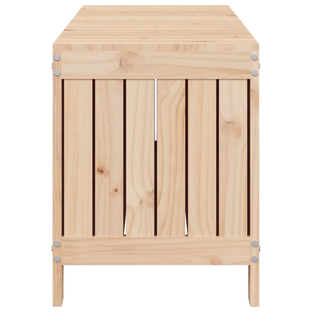 Contenitore da Giardino 108x42,5x54 cm Legno Massello di Pino 823829