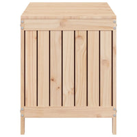 Contenitore da Giardino 115x49x60 cm in Legno Massello di Pino 823836