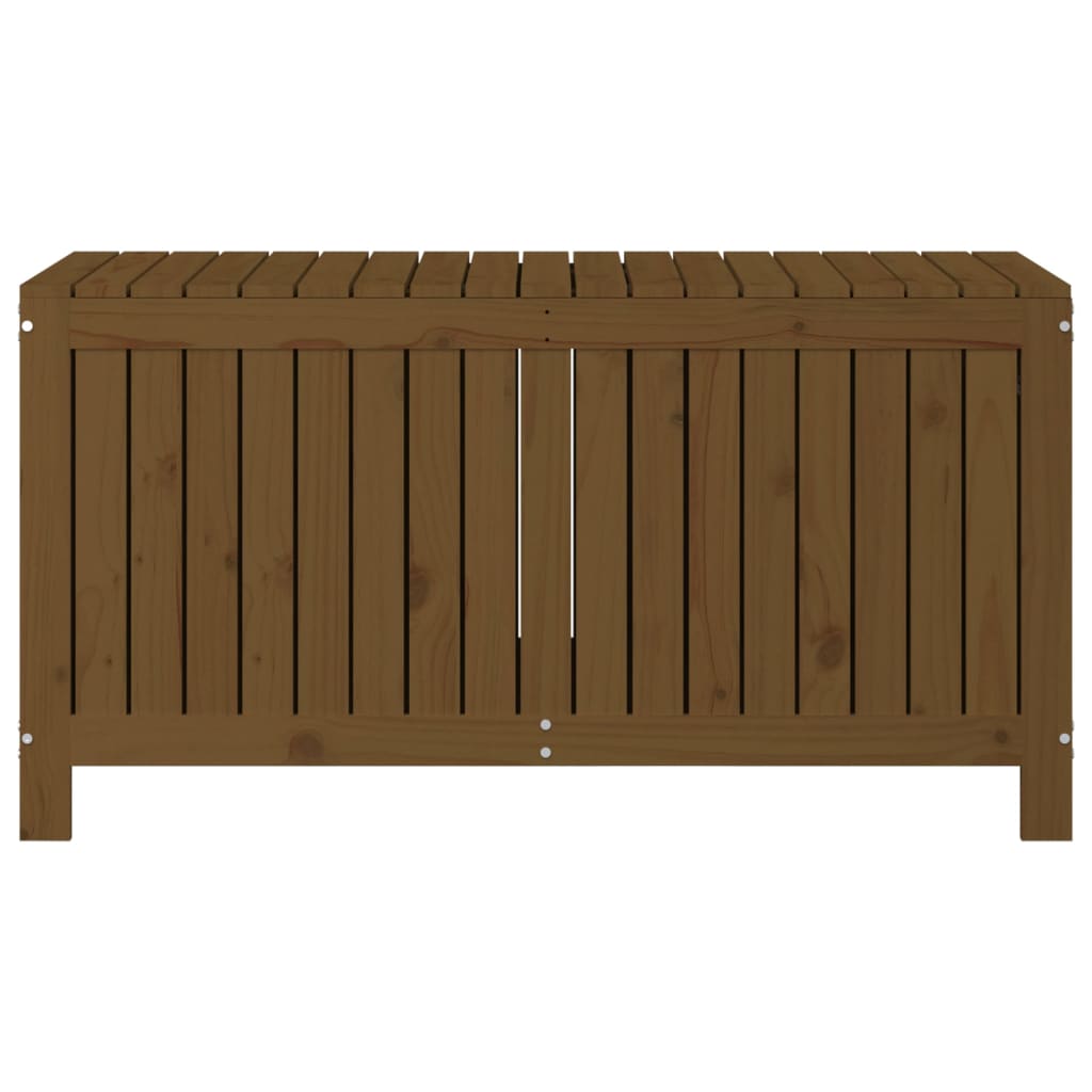 Contenitore da Giardino Miele 121x55x64 cm Legno Massello Pino 823846