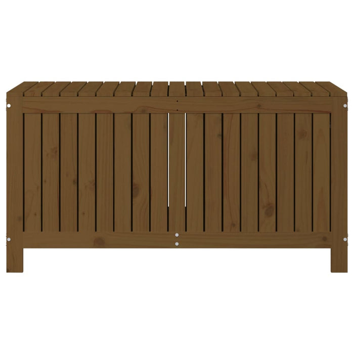 Contenitore da Giardino Miele 121x55x64 cm Legno Massello Pino 823846