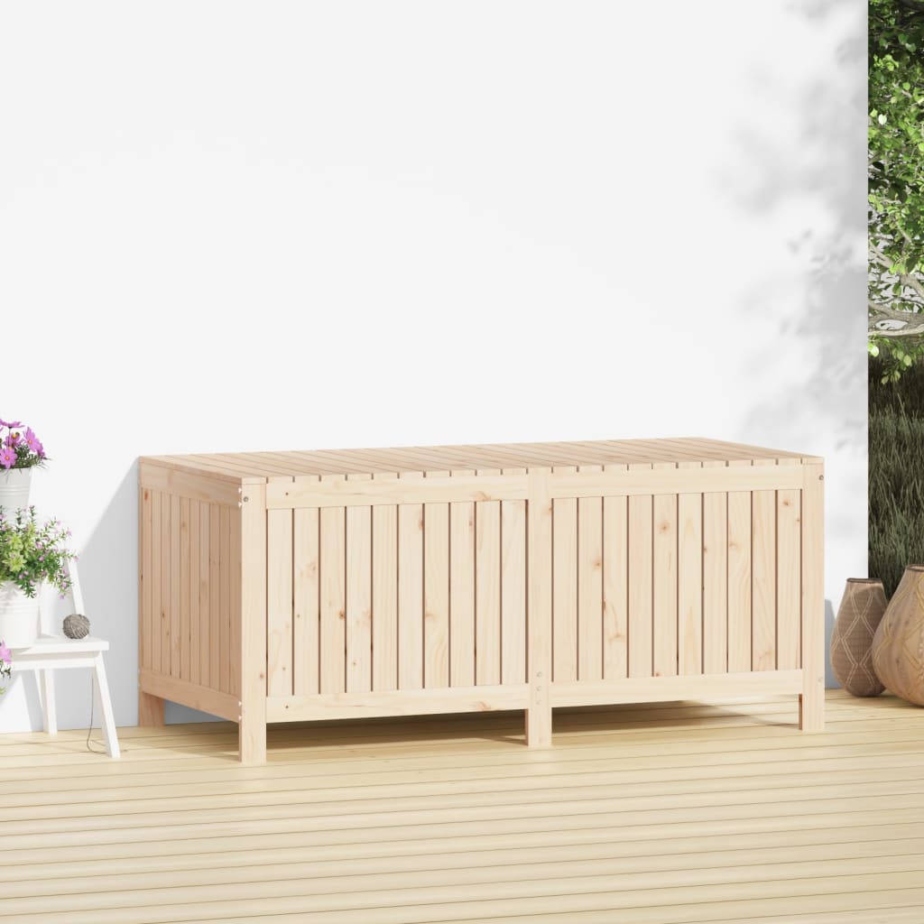 Contenitore da Giardino 147x68x64 cm in Legno Massello di Pino 823850