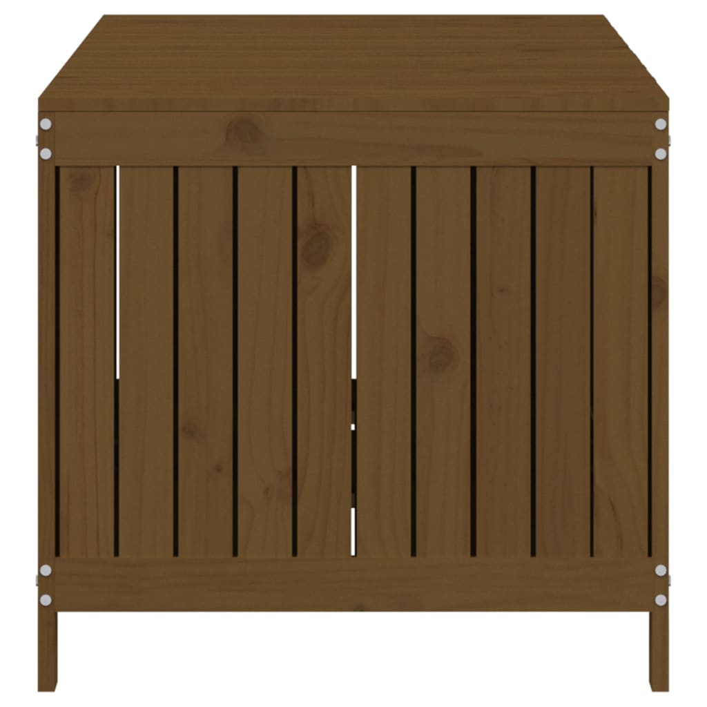 Contenitore da Giardino Ambra 147x68x64 cm Legno Massello Pino 823853