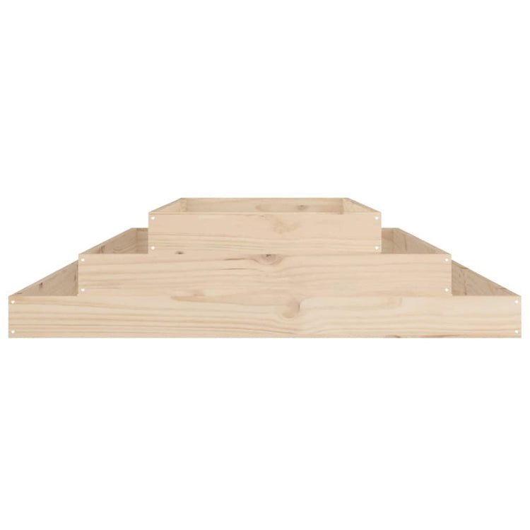 Fioriera 110x110x27 cm in Legno Massello di Pino cod mxl 66938