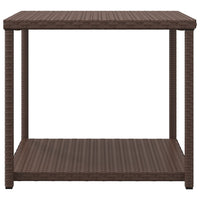 Tavolino Marrone 55x45x49 cm in Polyrattan 319405