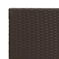 Tavolino Marrone 55x45x49 cm in Polyrattan 319405