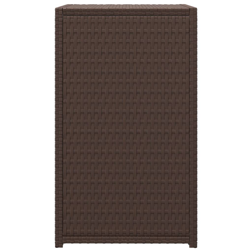 Tavolino a C Marrone 40x35x60 cm in Polyrattancod mxl 126845